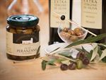 Olives noires en saumure variété Peranzana