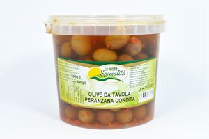 Olives variety seasoned Peranzana